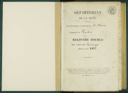 Commune de Pantin : registre des actes de mariage.