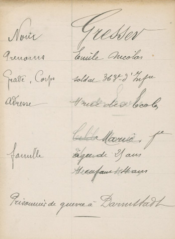 GRESSER Émile Nicolas