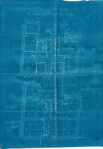 31 rue Gutenberg, construction d'un immeuble de quatre étages : permis de construire.