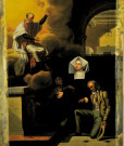 Saint Vincent de Paul apparaissant à deux pauvres et à une fille de la Charité