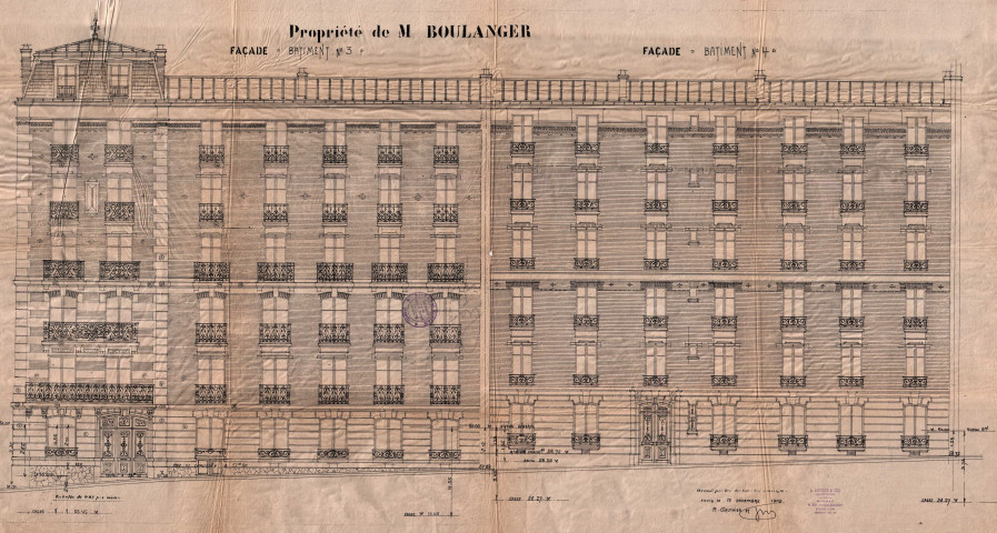 44-46 place de l'Église : permis de construire.