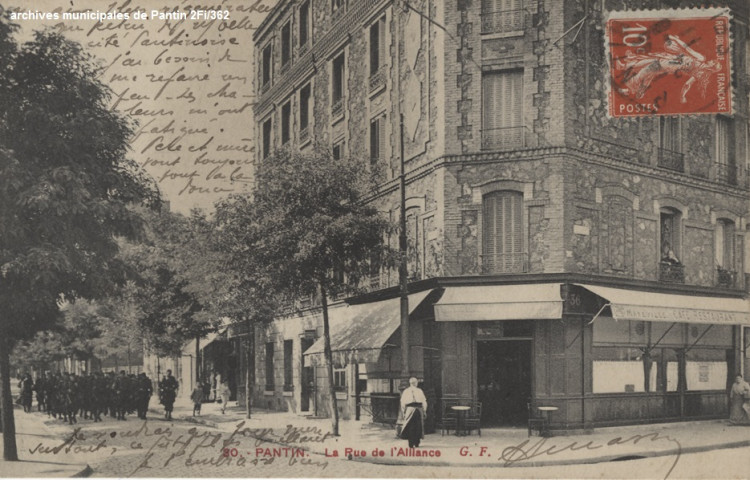 30. Pantin - Rue de l'Alliance.