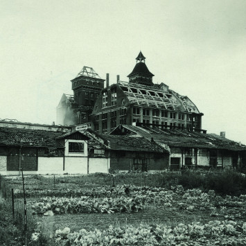 Dégâts sur les bâtiments suite à l’incendie de 1944 - 3Fi4165 Photographie des dégâts sur les bâtiments suite à l’incendie de 1944
