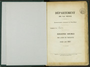 Commune de Pantin : registre des actes de naissance.