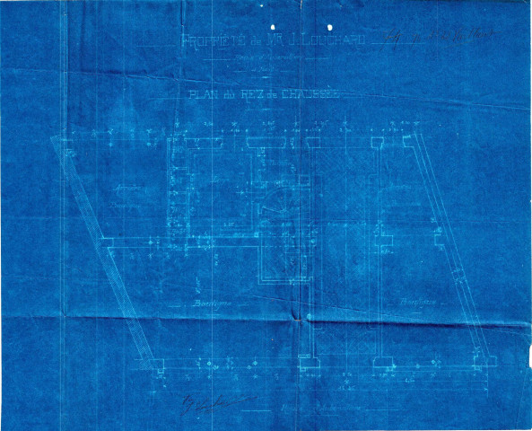 74 avenue Édouard-Vaillant [ancienne route d'Aubervilliers], construction d'un immeuble d'habitation de quatre étages : permis de construire.