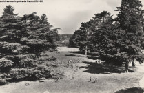 Colonie de vacances de la ville de Pantin à Saint-Martin-d'Ecublei - Le parc.