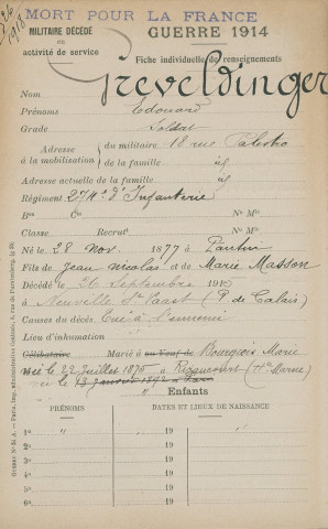 GREVELDINGER Édouard