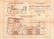 1 rue Honoré et rue Gabrielle-Josserand [ancienne rue des Écoles] : permis de construire.
