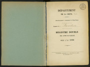 Commune de Pantin : registre des actes de mariage.