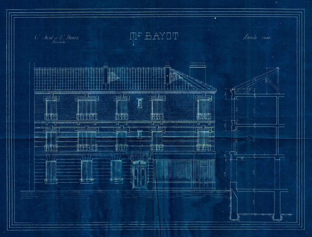 26 rue Montgolfier et 33 rue Étienne-Marcel, construction d'un immeuble de deux étages : permis de construire.