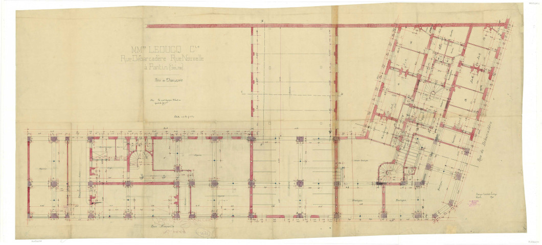 Rue du Débarcadère, projet de construction d'un immeuble mixte d'activités et de logements de rapport : permis de construire.