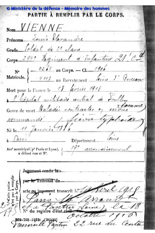 VIENNE Louis Alexandre