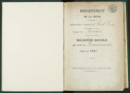 Commune de Pantin : registre des actes de naissance.