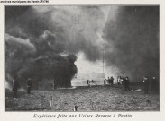 Expérience faite aux usines Ravasse à Pantin.