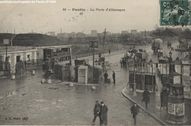 10. Pantin - La porte d'Allemagne.