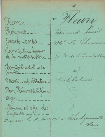 FLEURY Edmond Louis