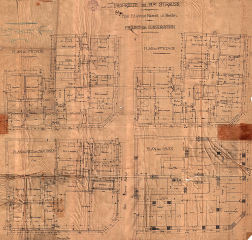 35 rue Étienne-Marcel et 19 rue Montgolfier : permis de construire.