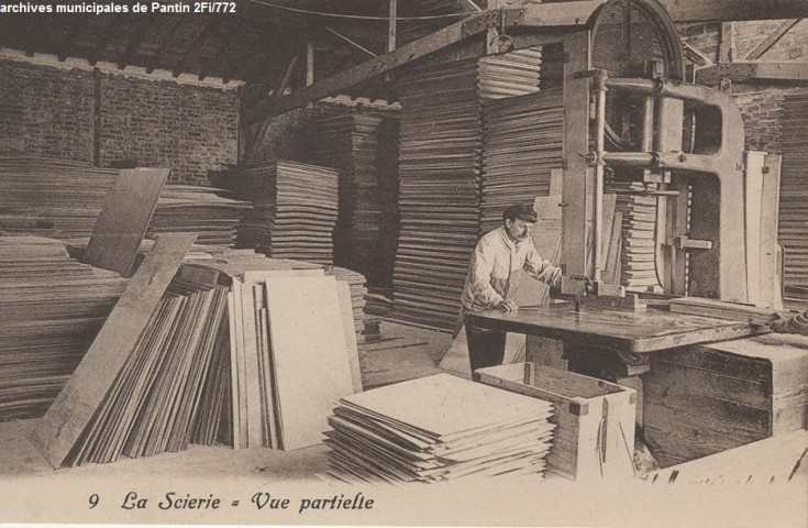 9. La scierie - vue partielle (Félix Louis).