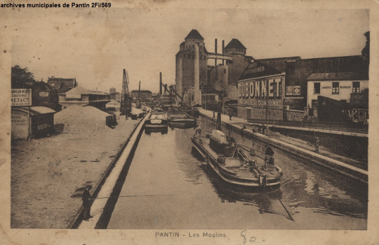 Pantin - Les moulins.