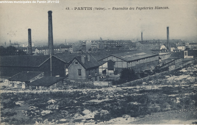19. Pantin (Seine) - Ensemble des papeteries Blancan.
