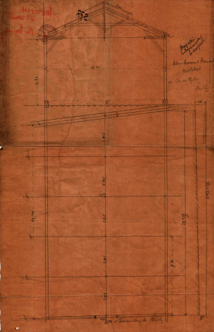 1 rue Vaucanson et 12 rue des Grilles, construction d'un hangar : permis de construire.
