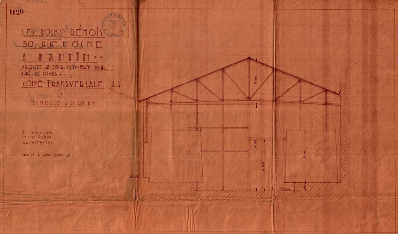 30 rue Hoche : permis de construire.