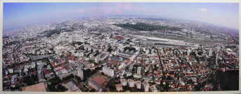 Pantin vue d'hélicoptère