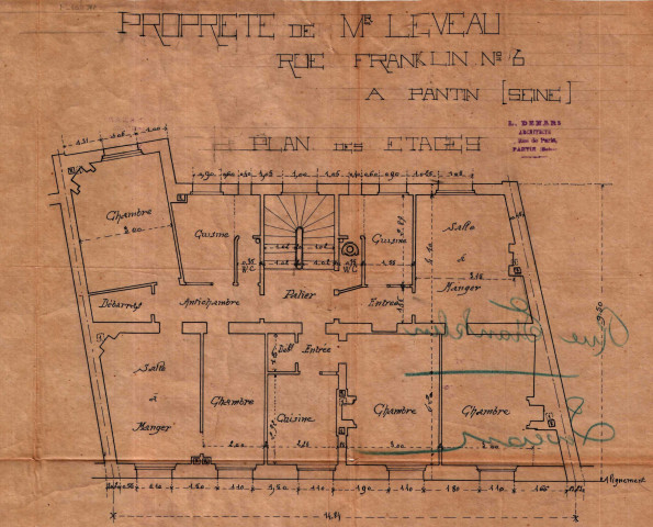 6 rue Franklin : permis de construire.