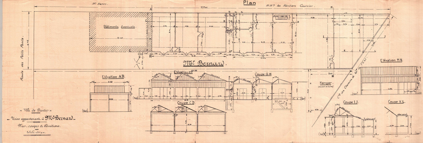 202 avenue du Général-Leclerc [ancienne route des Petits-Ponts] : permis de construire.