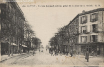 1465. Pantin - Avenue Édouard-Vaillant prise de la place de la Mairie.