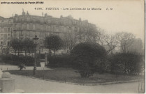 4134. Pantin - Les jardins de la mairie.