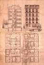 17 rue Montgolfier, surélévation de trois étages d'un immeuble : permis de construire.