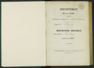 Commune de Pantin : registre des actes de mariage.