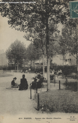 19 bis. Pantin - Square des Quatre-Chemins.