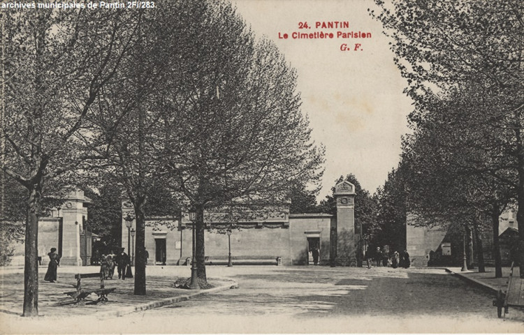 24. Pantin - Le cimetière parisien.