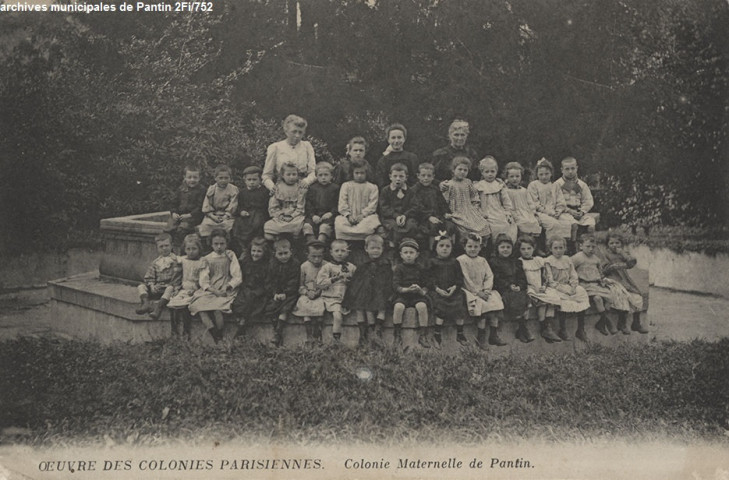 Œuvre des colonies parisiennes - Colonie maternelle de Pantin.