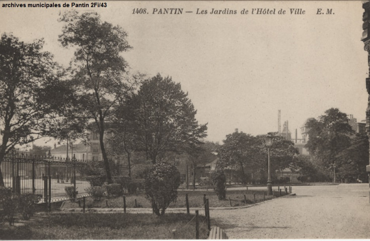 Jardins de l'hôtel de ville.