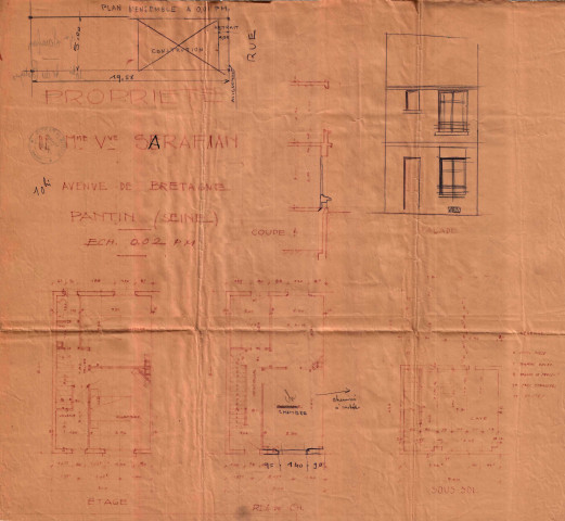 10 bis avenue des Bretagnes : permis de construire.