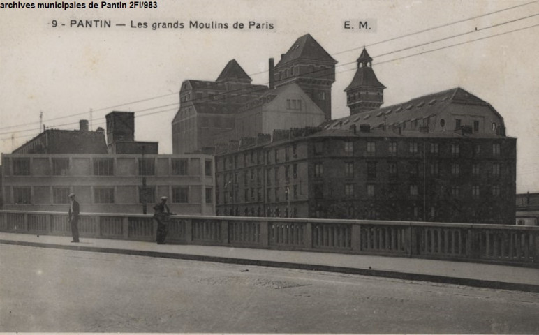 9. Pantin - Les Grands Moulins de Paris (Élis, rue Édouard-Vaillant).