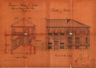 55 rue Jules-Auffret [ancienne rue du Centre] et rue Paul-Bert, construction d'une usine de parfums : permis de construire.