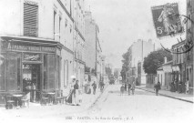Rue du Centre : reproduction d'une carte postale.