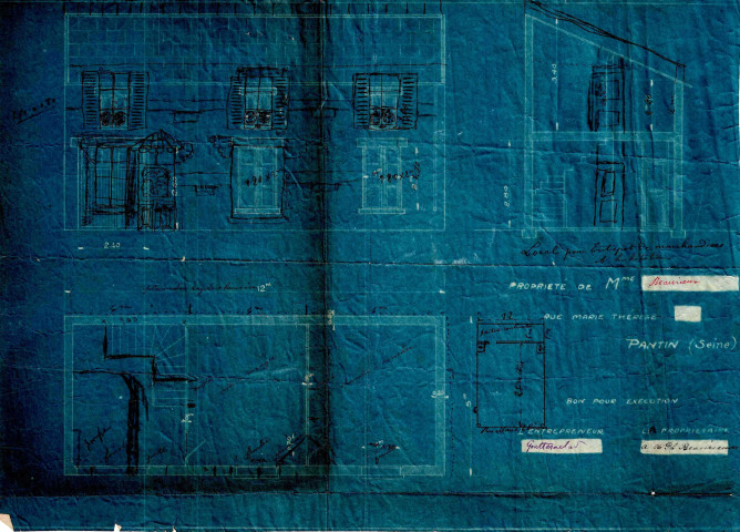 6 rue Marie-Thérèse : permis de construire.