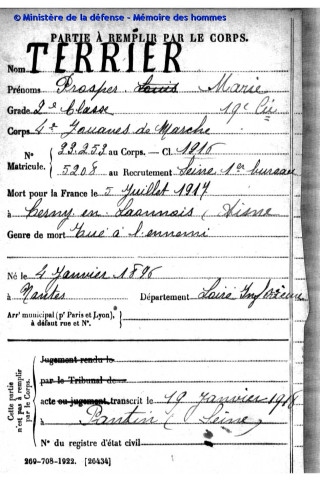 TERRIER Prosper Marie Louis