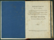 Commune de Pantin : registre des actes de naissance.