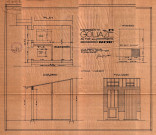 54 rue des Pommiers, construction d'un bâtiment à usage de buanderie et de WC : permis de construire.