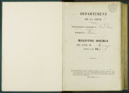 Commune de Pantin : registre des actes de mariage.