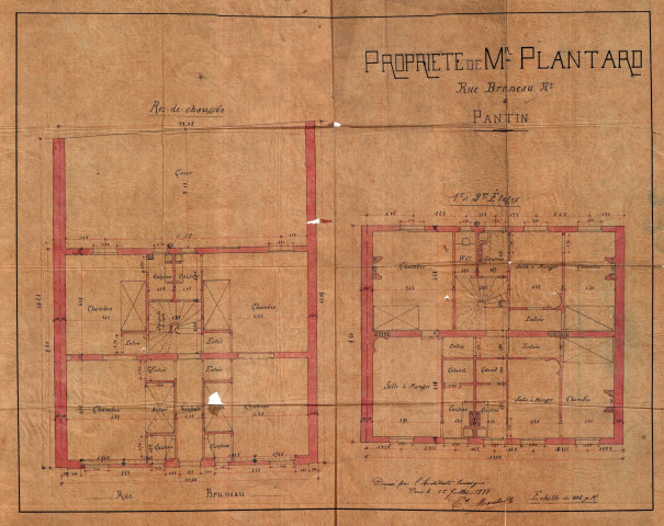 23 rue Denis-Papin : permis de construire.