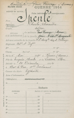 SPENLÉ Charles Alexandre