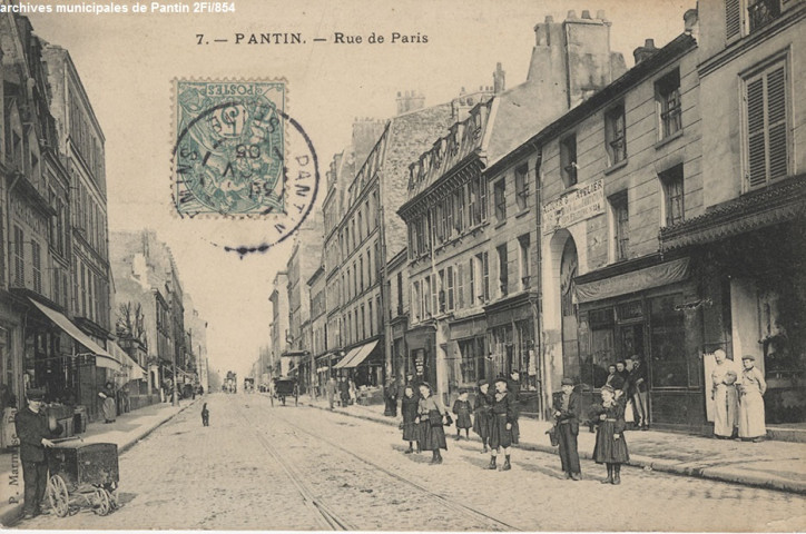 7. Pantin - Rue de Paris (épicerie du Centre).