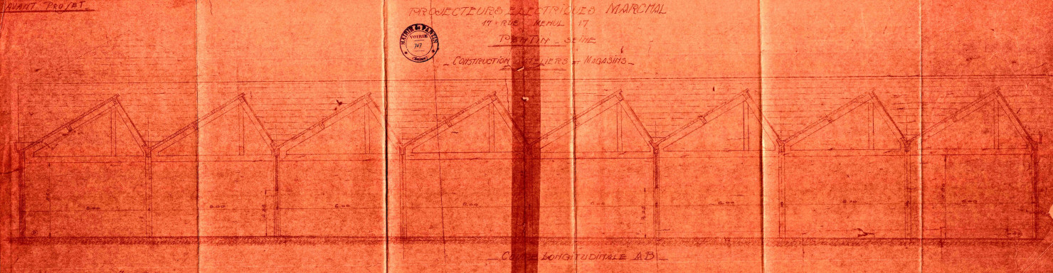 17 rue Méhul, construction d'ateliers et magasins : permis de construire.